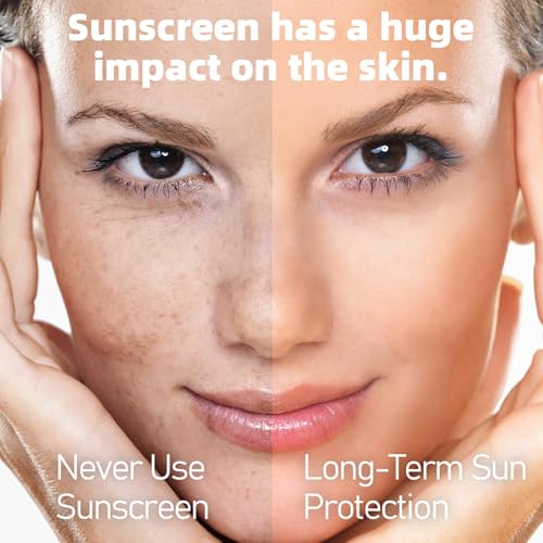 VGO Clear Face Sunscreen SPF 50, Hydrating Sun Essence Leaves No Sticky Feeling Travel Size Sunscreen Against UVA and UVB Rays 50ml / 1.7oz