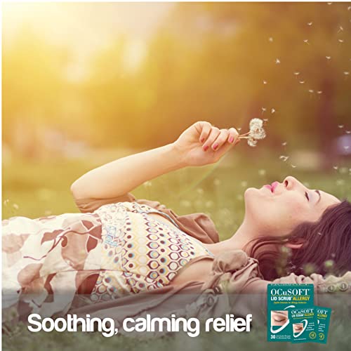 OCuSOFT Lid Scrub Allergy Eyelid Cleanser 30CT