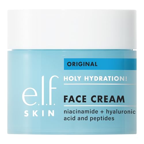 e.l.f. SKIN Holy Hydration! Face Cream, Moisturizer For Nourishing & Plumping Skin, Infused With Hyaluronic Acid, Vegan & Cruelty-Free, 1.7 Oz
