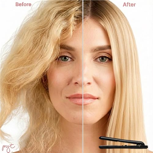 Pyt Professional Flat Iron Hair Straightener (Black)