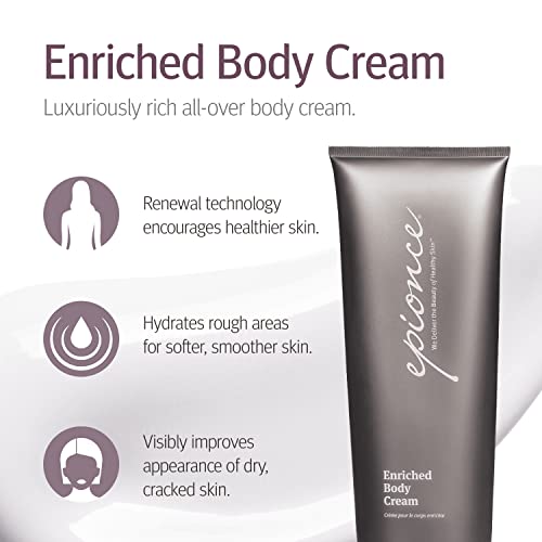 Epionce Enriched Body Cream - Hydrating, Rich Body Butter for Dry Skin on Hands, Feet & Elbows, For All Skin Types, Dermatologist Skincare