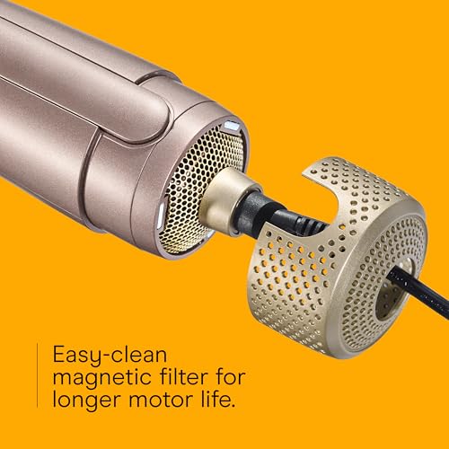 Infiniti PRO CONAIR 2-in-1 Hair Dryer Brush, Thermal Brush Wet-or-Dry Hot Air Styler for All Hair Types, Large Oval Barrel, 4 Bristle Types to Volumize, Smooth, and Refresh, Mocha Mauve