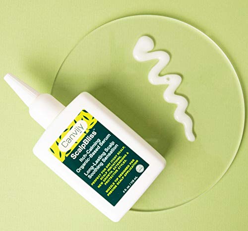 Canviiy ScalpBliss Itch-Calming Serum, Long-Lasting Soothing Scalp Moisturizer for Dry itchy Scalp, Enriched with Aloe Vera, Witch Hazel, Manuka Honey and Peppermint Oil (Organic Based)