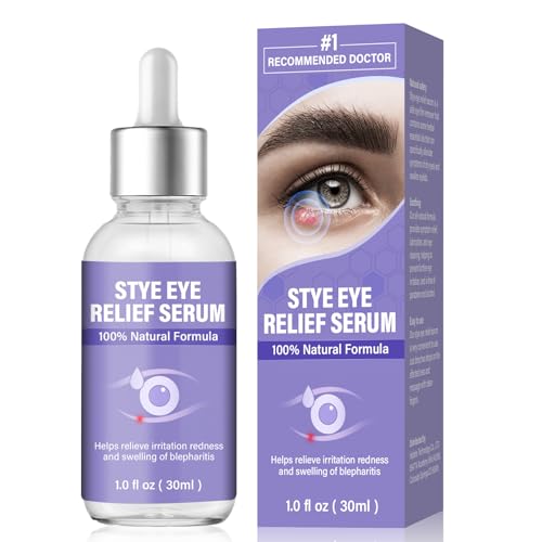 Stye Eye Treatment, Eye Reflief Serum for Styes and Chalazions, Natural & Non-Irritating, Fast-Acting Soothing and Restores Healthier Skin, 30ml