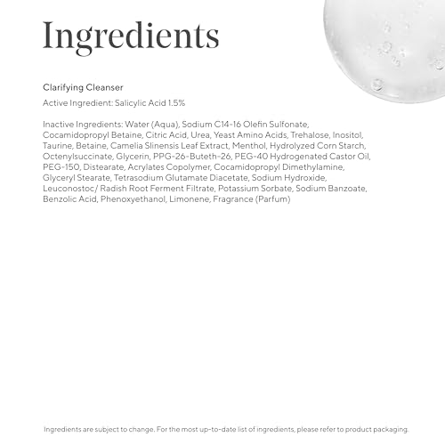 Murad Acne Control Clarifying Cleanser – Salicylic Acid & Green Tea Formula for Acne, Deep Pore Cleansing, Oil Control & Breakout Prevention for Clear, Balanced, Healthy-Looking Skin (5 Fl Oz)