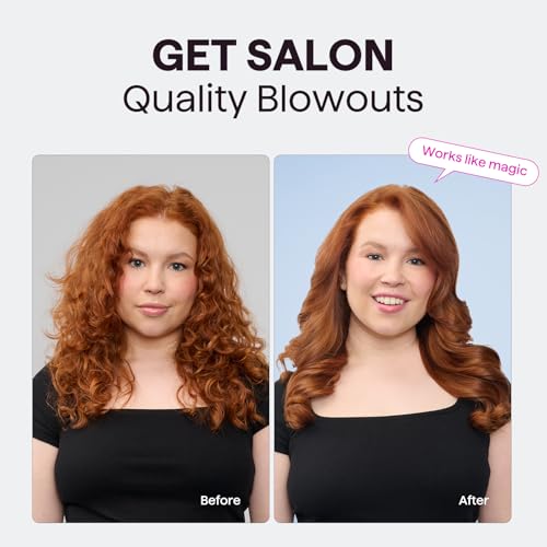 Wavytalk Thermal Brush, 1.5 Inch Blowout Express Ionic Heated Round Brush Creates Blowout Look Makes Hair Shinier & Smoother, Dual Voltage, Easy to Use (Green)