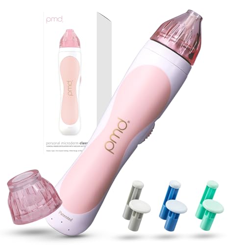 PMD Beauty Personal Microderm Classic - At-Home Use, Facial Exfoliator Tool, Microdermabrasion Machine Kit for Face and Body Skincare