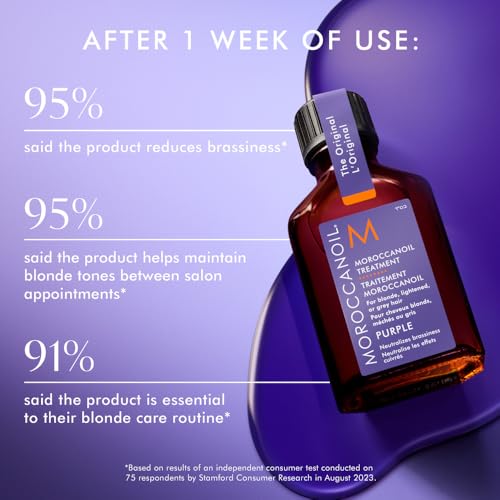 Moroccanoil Treatment Purple Hair Oil for Blonde Hair