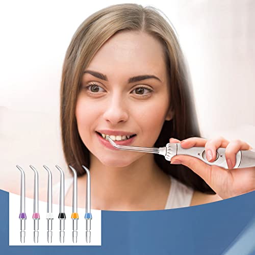 Replacement Tips for Waterpik Water Flosser Waterpik' Replacement Parts, Storage Case & AquaFlosser 6 Tips (6 Classic Jet Tips)