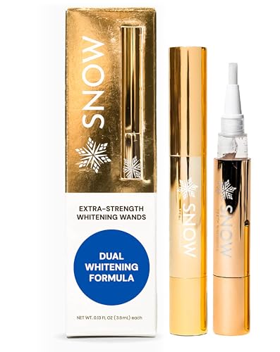 Snow Extra-Strength Teeth Whitening Serum - Oral Care Teeth Whitener Pen - Whitening Pen for Stain Removal & Whiter Teeth - Tooth Whitener with Potassium Nitrate and Hydroxyapatite - 2 Pack