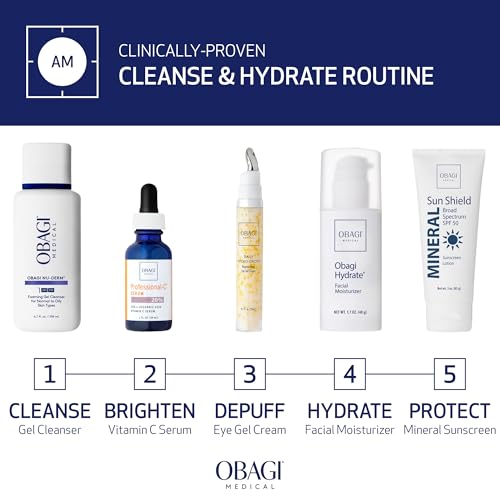 Obagi Hydrate Facial Moisturizer – Non-Comedogenic Intensely Hydrating All Day Moisturizer that Combats Dryness with Tara Seed Extract, Shea Butter & Avocado Oil