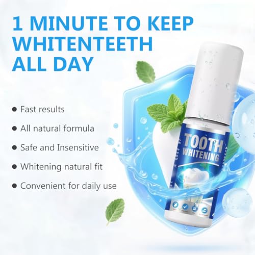 Tooth Paint, Efficient Teeth whitening Paint, Portable and Convenient, Gentle for Sensitive Teeth
