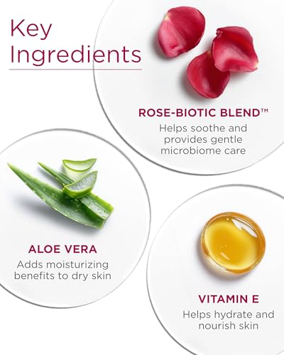 Andalou Naturals 1000 Roses Gentle Cleansing Foam | Foaming Face Wash with Rose Stem Cells & Organic Aloe Leaf Juice | Hydrating Daily Cleanser for Sensitive Skin | 5.5 fl oz