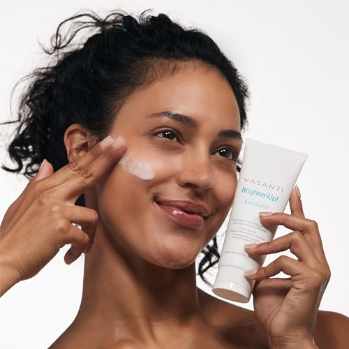 VASANTI Exfoliating Face Wash, Original Size (120g) - Enzymatic Face Rejuvenator which is Enriched with Papaya, Microcrystals, Aloe Vera - Get Healthy Glowing Skin