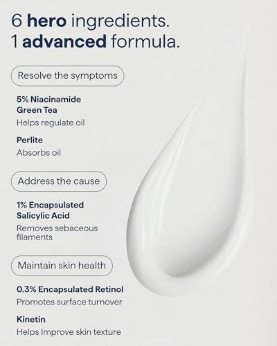 Remedy for Pore Size – Pore Refining Advanced Serum - Large Pore Minimizer with Retinol, BHA Salicylic Acid, Niacinamide – for Texture, Pimples, Blackheads – by Dermatologist Dr. Shah