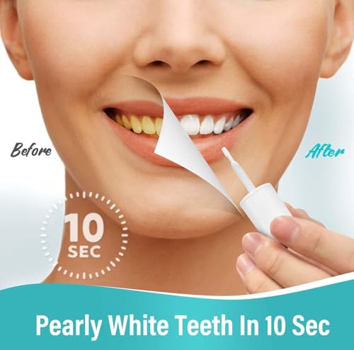 Tooth Paint - Instant Teeth Whitening Paint, Long-Lasting Brightness, Portable, Safe & Gentle, Get Confident Smile in Mins