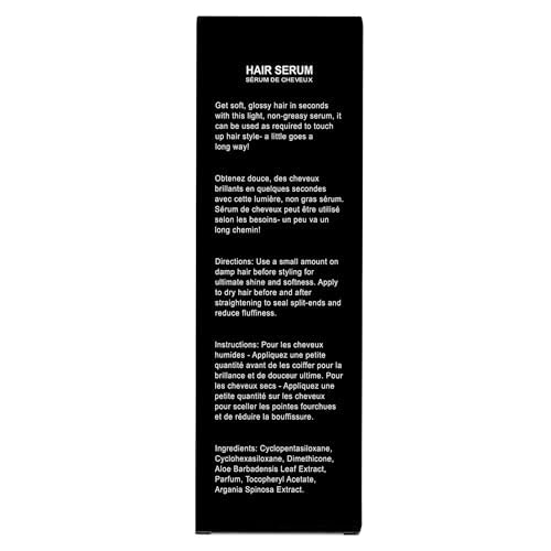 HerStyler Hair Repair Serum - Argan Oil Hair Serum for Frizzy and Damaged Hair - For Frizz, Styling and Shine - 2 Fl Oz - Pack of 1