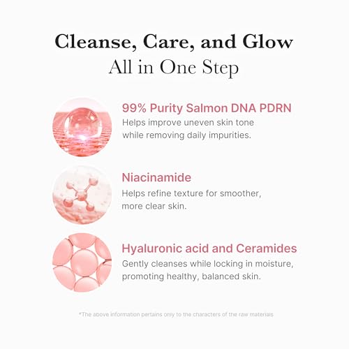 medicube Facial Cleanser PDRN Marshmallow Whip Cleanser | Deep Cleansing Foam for Pore Care, Uneven Skin Tone with Salmon DNA PDRN | Hydrating & Nourishing Gentle Cleanse | Korean Skincare, 4.23 oz