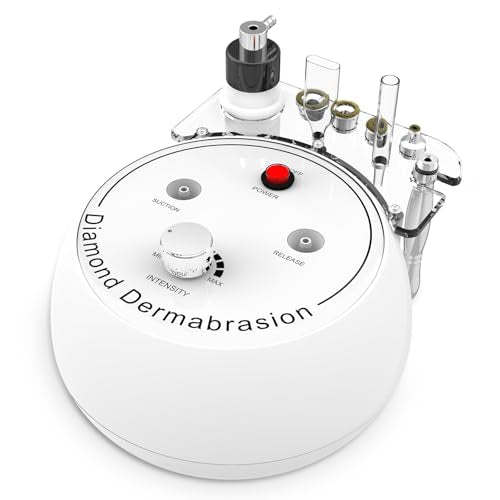 Diamond Microdermabrasion Machine,Mcwdoit 3 in 1 Dermabrasion Facial Machine for Exfoliation & Blackhead Removal,Home Spa Use Facial Skin Care Device