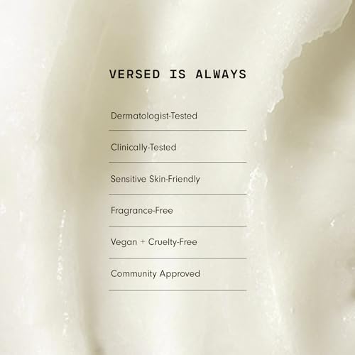 Versed Buff It Out AHA Exfoliating Body Scrub and Mask - Lactic Acid & Glycolic Acid Exfoliant - Microfine Pumice Body Exfoliator to Polish and Smooth Bumpy, Dry Skin - Vegan & Cruelty-Free (6 oz)