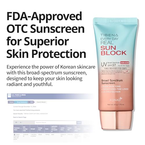 Everyday Real Mineral Sunscreen SPF 37 | Lightweight Korean Sunblock for Face & Neck | No White Cast, Broad-Spectrum UVA/UVB Protection | Calming & Non-Greasy | 60g