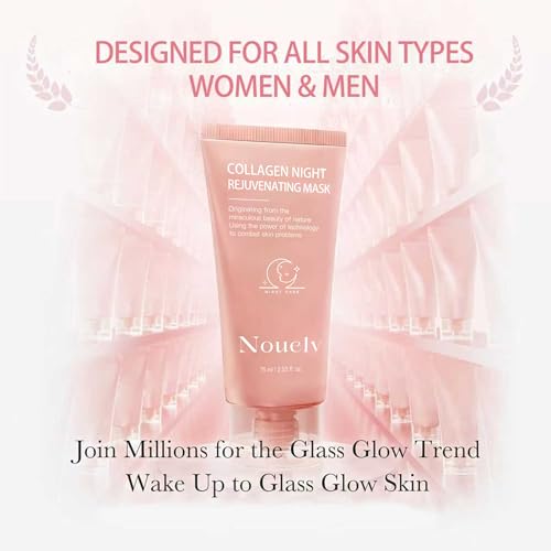 Peel Off Mask,Collagen Face Mask, Hydrating Overnight Hydrogel Mask,Gentle Skin Care, Pore Minimizing - Korean Skincare -Elasticity Improvement - Better Than Sheet Masks