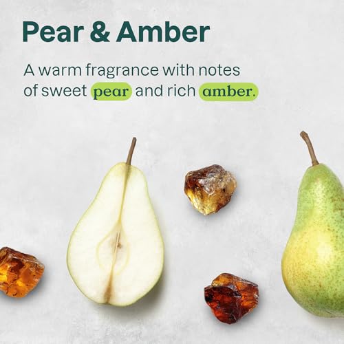 ATTITUDE Body Cream, EWG Verified Moisturizer, Vegan Moisturizing Products For Dry Skin, Dermatologically Tested, Pear & Amber Scent, 8 Fl Oz