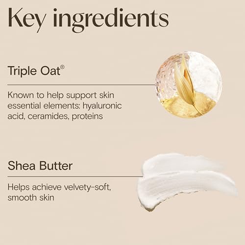 Aveeno Skin Relief Moisturizing Lotion Heals Very Dry, Sensitive Skin, Fast-Absorbing Body Lotion with Soothing Triple Oat & Shea Butter Formula, Fragrance Free, Non-Comedogenic, 18 fl. oz