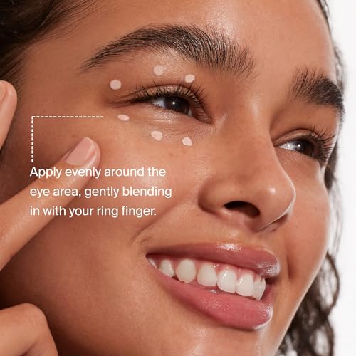 Supergoop! Bright-Eyed 100% Mineral Eye Cream, 0.5 fl oz - SPF 40 PA+++ Hydrating & Illuminating Mineral Sunscreen - Under Eye Cream for Dark Circles & Puffiness - Revives Tired Eyes