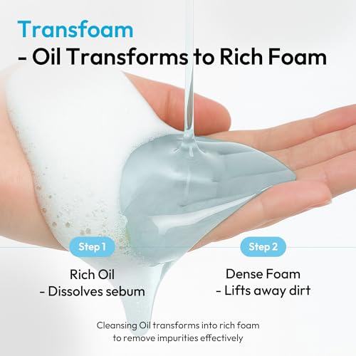 Salicylic Acid Cleanser, Deep Pore Cleansing & Blackhead Remover, Korean Oil to Foam Face Wash for Sensitive Skin, 6.76 fl.oz