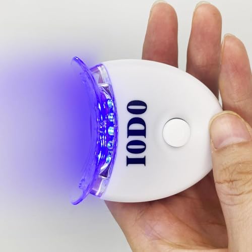Rechargeable Teeth Whitening Light 5 LED Blue UV Teeth Whitening Lamp Professional LED Accelerator Lights Only(Gel Not Included)