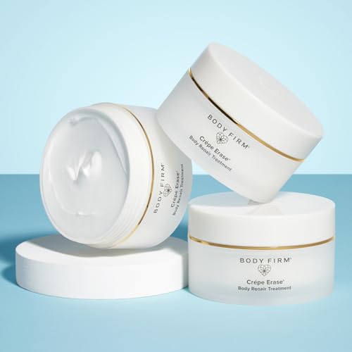 BODY FIRM Crepe Erase Body Repair Treatment, Anti-Aging Wrinkle Cream, Support Skins Natural Elastin & Collagen Production - 10oz