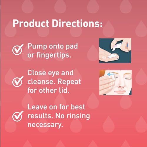 OCuSOFT Lid Scrub PLUS Platinum Extra Strength Foaming Eyelid Cleanser - Leave-On Eyelid & Eyelash Cleanser with Phytosphingosine to Remove Oil, Dirt & Makeup -1.68 fl oz