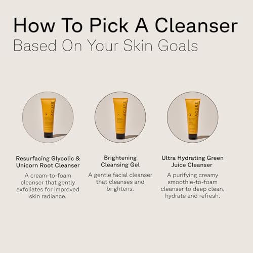 Acure Ultra Hydrating Green Juice Face Cleanser - Superfood Cleanser, Green Face Wash for Women & Men, Clean Skin Formula with Spinach, Blackhead Remover, Pore Scrub, Facial Cleansing Foam - 4 fl oz