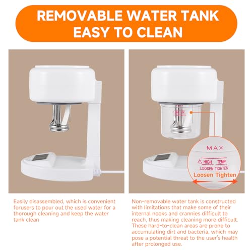 Facial Steamer Nano Ionic Face Steamer with Extendable Arm, Portable Facial Steamer, Rotating Nozzle Esthetician Vapor Face Steamer