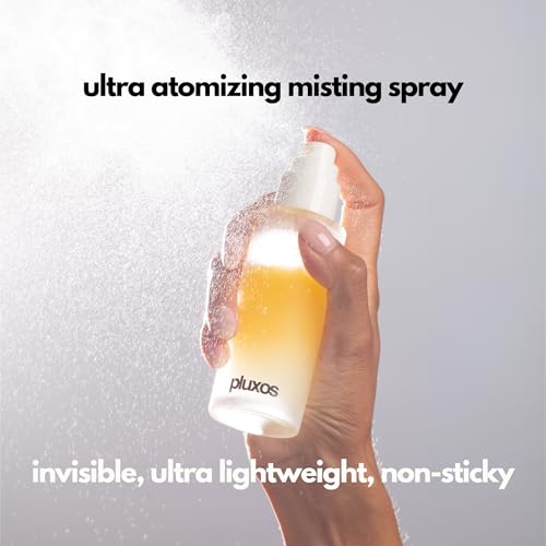 | PLUXOS 47 | SUNSCREEN + SKINCARE SPF 47 FACE MIST SPRAY (Vanilla) | SUN DEFENSE COMPLEX CARE | Apply Over Makeup, Broad Spectrum, Clear, Light, Vegan, Hydrate, Fight Acne, Anti-Aging, Cell Repair