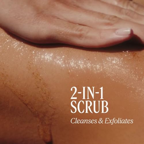 L’Occitane Almond Shower Scrub, 2-In-1 Exfoliating Body Wash with Nourishing Oil Removes Dead Skin Cells & Cleanses for Smooth, Soft & Radiant Skin