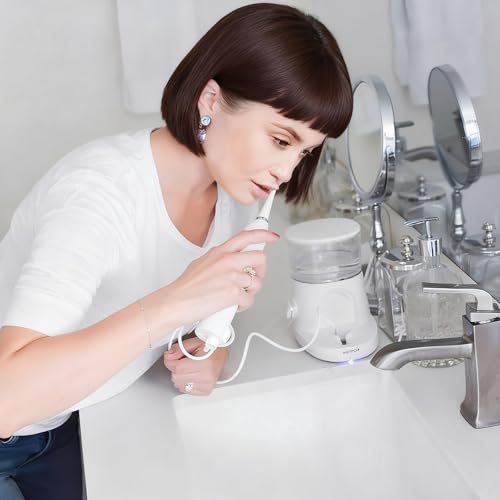 Water Flosser Replacement Hose & 2 Toothbrush Heads for Waterpik Sonic-Fusion SF-01/02/03/04 ， Repair Kit with Tools, Easy Installation