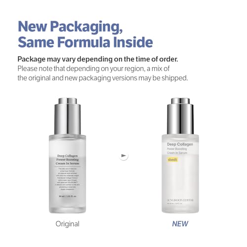 SUNGBOON EDITOR Deep Collagen Serum | Volufiline + Collagen + Niacinamide | Hydrating & Smoothing Care | Korean Skincare, 1.01 fl oz