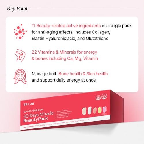 [30Days Collagen Care] Goodnight Collagen, 30 Days Miracle Beauty Pack, Powder Stick Korean Marine Collagen, Fish Collagen for Woman,Vitamin C, Fast Absorption, Fruit Flavored, Glutathione, Elastin, M