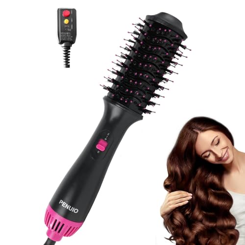 Hair Dryer Brush Blow Dryer in One, Upgraded 4 in 1 Hair Drying Hair Blowout Brush,One Step Hair Dryer and Styler Hot Air Negative Ion Anti-frizz Blowouts, Salon Volumizer & Straightener