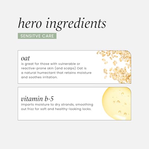 HASK Sensitive Care Shampoo + Conditioner Set | Fragrance-Free, Paraben-Free, Sulfate-Free, Gluten-Free, Vegan, Cruelty-Free, Color Safe | 12oz each