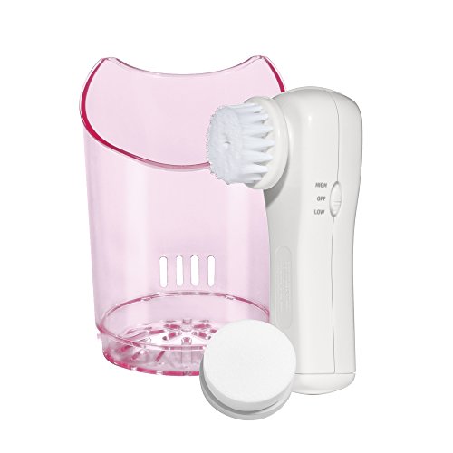 True Glow by Conair Moisturizing Mist Facial Sauna System; Pink / Cream
