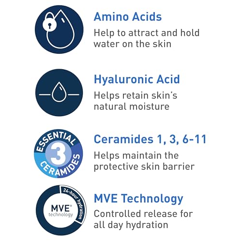 CeraVe Hydrating Cream To Foam Cleanser, Makeup Remover Face Wash For Dry Skin, Foaming Facial Cleanser With Hyaluronic Acid, Normal To Dry Skin, Fragrance Free & Non Comedogenic, 19 Fluid Ounce