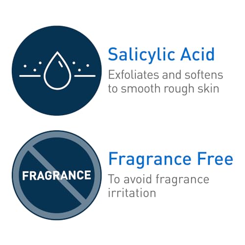 CeraVe Body Wash with Salicylic Acid, Fragrance Free Body Wash to Exfoliate Rough and Bumpy Skin, Allergy Tested, 10 Ounce