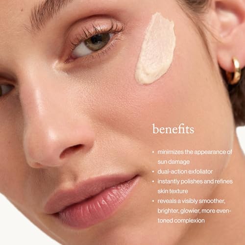 goop Beauty Microderm Exfoliator | Microdermabrasion Scrub to Smooth Textured Skin | Physical & Chemical Exfoliant | Micro-Exfoliating Minerals & Glycolic Acid | 0.5 fl oz