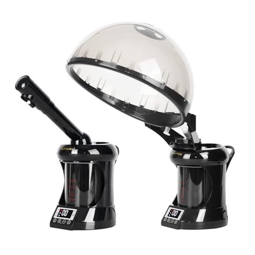 Hair Steamer 2 in 1 Face Steamer,Ozone Facial Steamer, Portable Tabletop Steamer Moisturizing Hydration Suitable for Home and Salon Personal Care