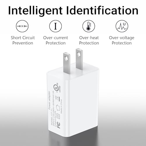 USB Wall Charger for Usmile C10 Portable Water Flosser, Usmile Y10 PRO, Y20 PRO Electric Toothbrush - 5V USB Wall Charger