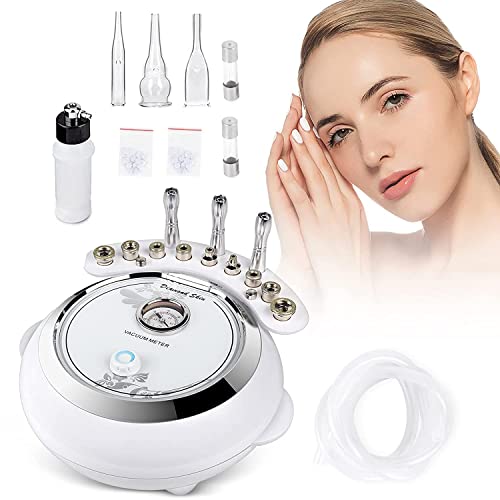 3 in 1 Diamond Microdermabrasion Machine, Professional Beauty Facial Care Equipment Microdermabrasion Device with Vacuum Spray Skin Care for Salon Personal Home Use,108a