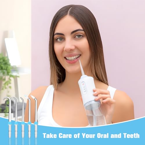 Replacement Tips for Waterpik Water Flosser,Replacement Classic Jet Tips Compatible with Waterpik Oral Irrigator,Replacement Brush Heads for Waterpik,8 Pcs Replacement Parts for Waterpik